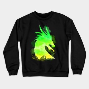 Dragon Watercolor Forest Crewneck Sweatshirt